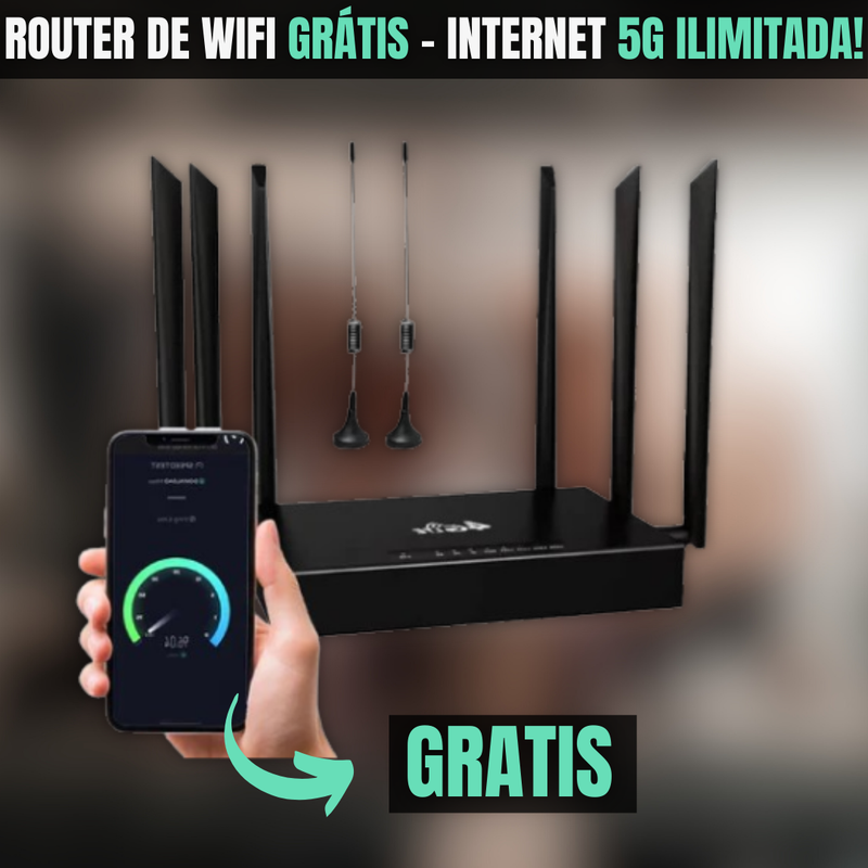 ROUTER WIFI GRATUITO (ULTRALINK) INTERNET 5G ILIMITADA | CIERRE DE LA TIENDA - CONTRA ENTREGA ENVÍO GRATIS