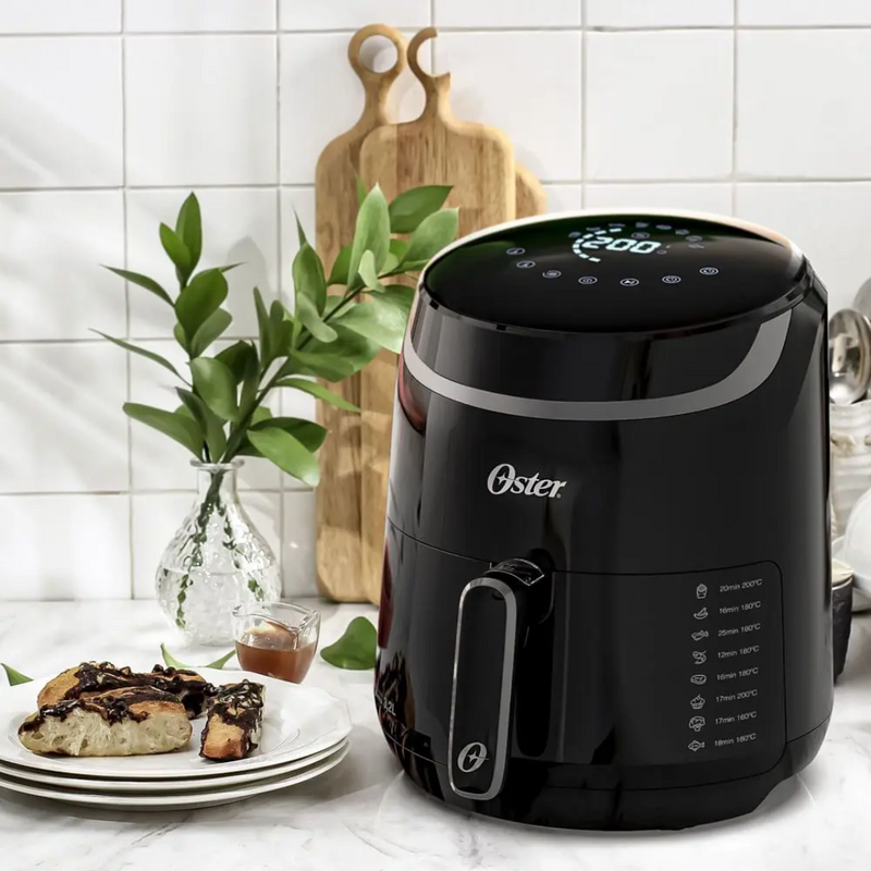 FREIDORA DE AIRE ELÉCTRICA SIN ACEITE OSTER DIGITAL + 100 UNIDADES DE PAPEL DESCARTABLE ANTIADHERENTE PARA AIR FRYER DE REGALLO  | QUEDAN 6 UNIDADES - CIERRE DE LA TIENDA - CONTRA ENTREGA ENVÍO GRATIS